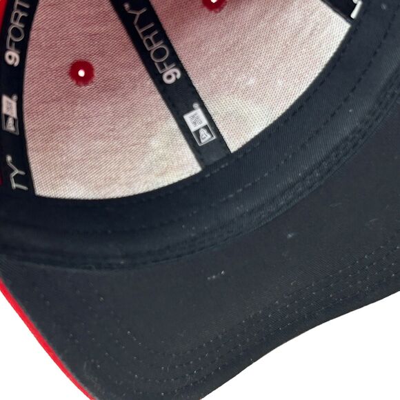 Cincinnati Reds Youth Hat Baseball Cap Jeff Francis Signed New Era Strapback Red - Picture 5 of 11